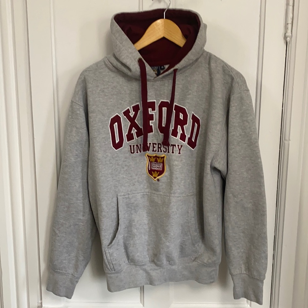 Oxford university hooded sweatshirt